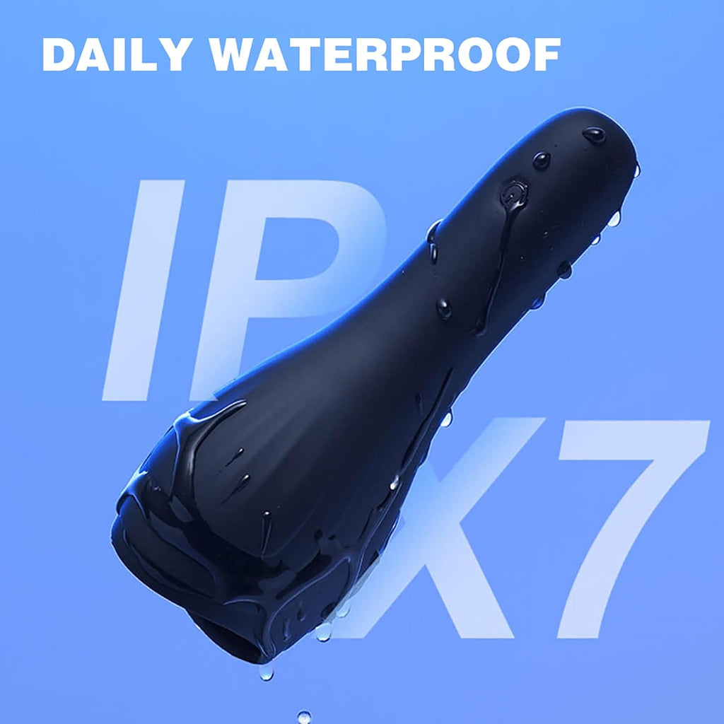 Buntune Elektrischer Cup Masturbator Sexspielzeug für Männer Silikon Penis Trainer Vibrator mit 10 Vibrationsmodi und Zunge Lecken Saugmodi Eichel Stimulator für Herren Taschenmuschi Massagegerät