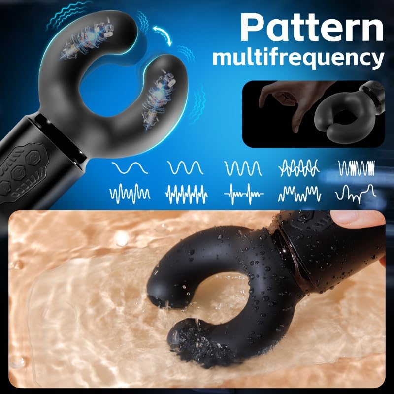 Masturbieren für Männer Masturbator Penis Trainer mit 10 Beißmodi & 10 kraftvolle Vibrationsmodi Penis Exerciser Masturbator Automatische Masturbator Cup für Männer Paare