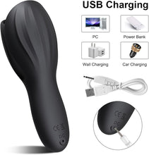 Laden Sie das Bild in den Galerie-Viewer, Elektrisches Masturbations-Sexspielzeug für Männer mit 10 Vibrationsmodi + eingebauten erhöhten Pellets, tragbares Sexspielzeug für Männertrainer, Penismasturbator für Männer