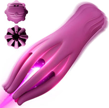 Laden Sie das Bild in den Galerie-Viewer, Elektrische Eichelvibrator,Penis-Vibrator im Griffdesign Mit 10 Vibrationsmodi Penistrainer Massagegerät,Elektrische Masturbator Cup Multiple Reize Sexspielzeug für Mann Silikon Männerpokal