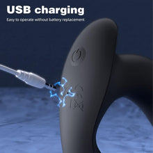 Laden Sie das Bild in den Galerie-Viewer, 3 Motoren Analvibratoren für Mann Prostata Stimulation Anal Plug Sexspielzeug Vibrator Dildo Vibratoren Silikon Sex Toy IPX7 Wasserdicht USB Ladekabel Sex Spielzeug für die Männer Frau