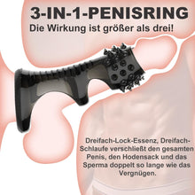 Laden Sie das Bild in den Galerie-Viewer, Cockring Sex Spielzeug für die Männer - Penisring &amp; Hodenring für den Mann - Perfekte Passform, Dehnbare Cockringe für härtere Erektionen, Penis Ring Erotik Sex Spielzeug für Paare Extrem, schwarz