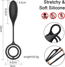 Laden Sie das Bild in den Galerie-Viewer, Prostata Massagegerät Analvibratoren mit Penisring für Mann mit 10 Vibrationsmodi Penis Stimulation Vibrator Anal Butt Plug mit Fernbedienung Analdildo Vibration Sexspielzeug für Männer Frauen