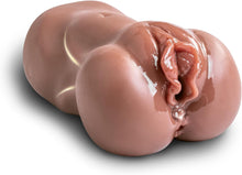 Laden Sie das Bild in den Galerie-Viewer, Masturbieren für Männer Masturbator - 2 in 1 Pocket Pussy Groß mit 3D Vagina Klitoris Anal Taschenmuschi Masturbatoren Doppelkanal Tragbare Erotik sex spielzeug für die männer solo