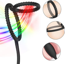 Laden Sie das Bild in den Galerie-Viewer, Prostata Massagegerät Analvibratoren mit Penisring für Mann mit 10 Vibrationsmodi Penis Stimulation Vibrator Anal Butt Plug mit Fernbedienung Analdildo Vibration Sexspielzeug für Männer Frauen