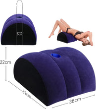 Laden Sie das Bild in den Galerie-Viewer, Sex Kissen Lendenkissen Sexspielzeug mit Loch für Paare Sex Frauen G Spot Position Kissen Multifunktionales Aufblasbares Kissen Sex Reisekissen Schlafzimmer Sexmöbel für Paare Frauen