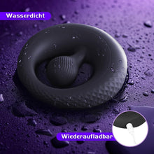 Laden Sie das Bild in den Galerie-Viewer, Penisring Vibrator mit 360° Verstellbarem Perlen-Klitorisstimulator, Sex Spielzeug für die Paare Männer Frauen, YAWNSHE Cockring Penis Ring Sex Toys, Erotisches Sexspielzeug für Paare Mann Extrem Sex