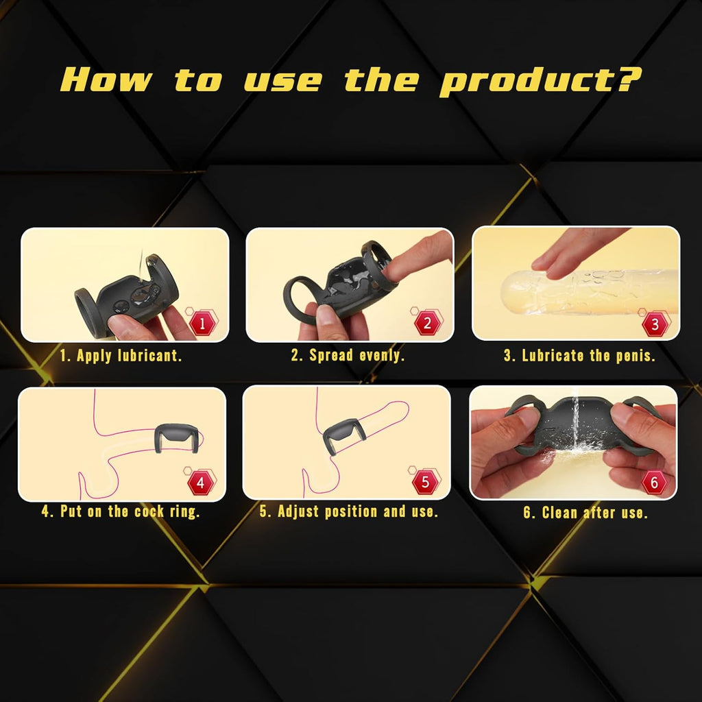 2 IN 1 Elektrischer Penistrainer Vibrator Masturbator mit 10 Kraftvollen Vibrationsmodi