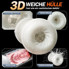 Laden Sie das Bild in den Galerie-Viewer, Beheizter Sex Spielzeug für die Männer Masturbator, Masturbieren für Männer 10 Vibrations &amp; 7 Stoß &amp; 5 Saugmodi, Zungenleck Taschenmuschi Sexspielzeug Masturbatoren, App-Steuerung Sex Toys Penispumpe