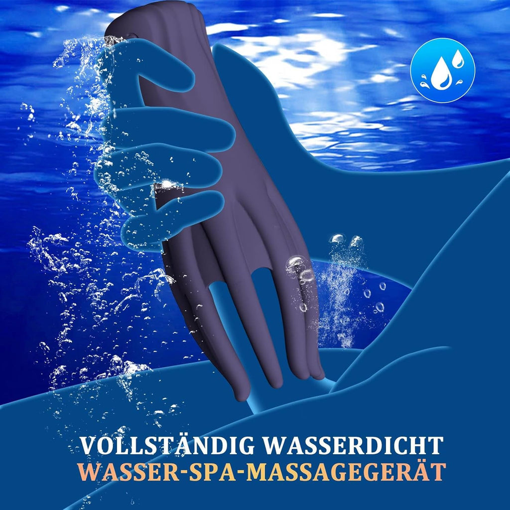 Elektrische Eichelvibrator,Penis-Vibrator im Griffdesign Mit 10 Vibrationsmodi Penistrainer Massagegerät,Elektrische Masturbator Cup Multiple Reize Sexspielzeug für Mann Silikon Männerpokal