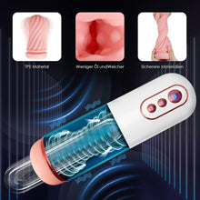 Laden Sie das Bild in den Galerie-Viewer, Elektrischer Masturbator Mann Handfrei Cup mit 7 Saug- und Vibrationsmodi, Penispumpe Vibrator Sex Spielzeug für die Männer Sex Toys, Masturbieren für Männer, Taschenmuschi Penis Masturbatoren