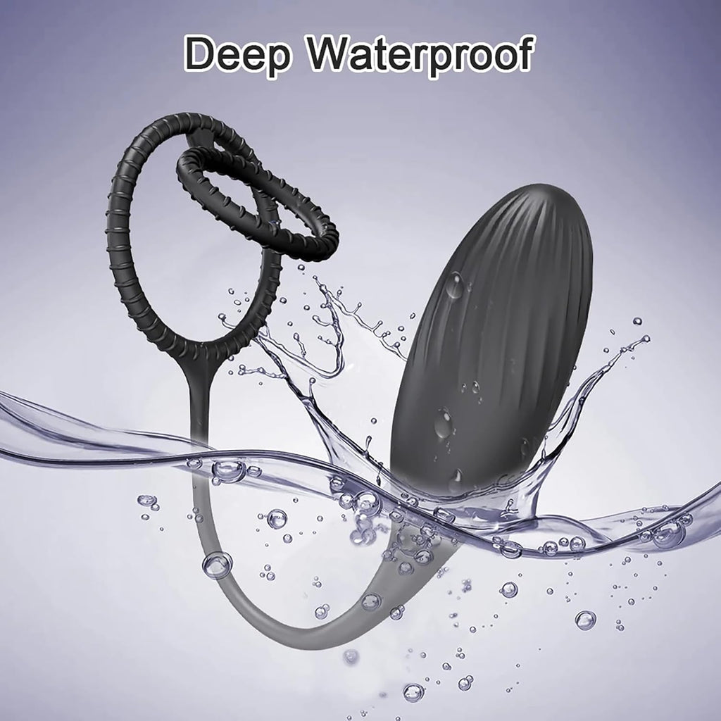 Prostata Massagegerät Analvibratoren mit Penisring für Mann mit 10 Vibrationsmodi Penis Stimulation Vibrator Anal Butt Plug mit Fernbedienung Analdildo Vibration Sexspielzeug für Männer Frauen