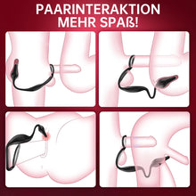 Laden Sie das Bild in den Galerie-Viewer, Sex Spielzeug für die Paare 7 Vibrationsmodi Cockring Massagegerät Sex Toy