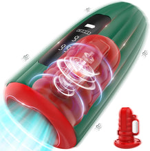 Laden Sie das Bild in den Galerie-Viewer, 360° umwickeltes Elektrischer Masturbator Groß Penistrainer Vibrator Sex Spielzeug für Männer, HeizfunktionPenisvibrator 9 Vibrations für Training längere Ausdauer, Eichel Stimulator Sexspielzeug solo