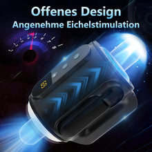 Laden Sie das Bild in den Galerie-Viewer, Elektrische Cup-masturbatoren mit 9 Teleskopfunktion undVibrationen, Sex Spielzeug für die Männer Masturbieren für Männer, Masturbatoren Taschenmuschi Penis Sexspielzeug, Männer Sex Sexspielzeug