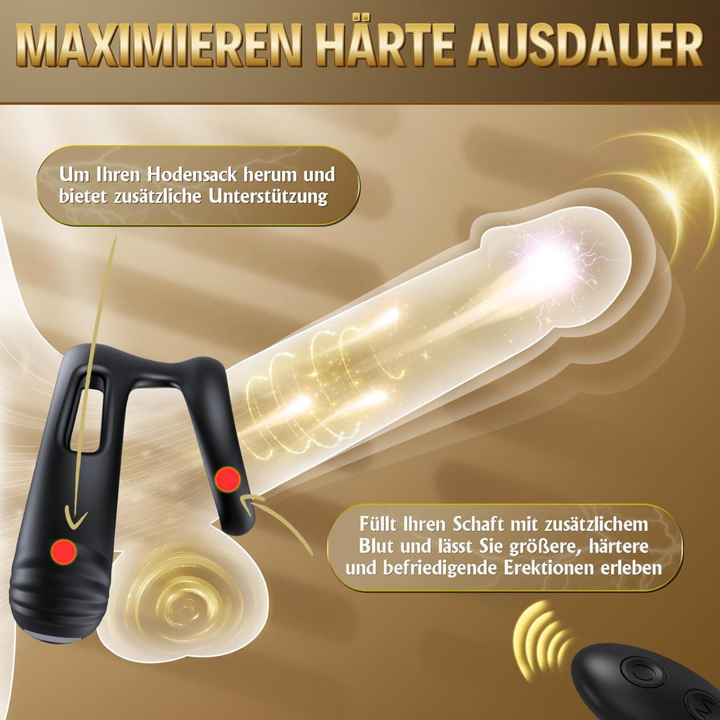 Sex Spielzeug Für Die Paare Penisring, Sex Spielzeug Für Die Männer Dual Penis Ring Vibrator Mit Fernbedienung, Penisringe Langwährende Erektion Cockring Sex Spielzeug Für Die Frau, Männer