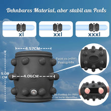 Laden Sie das Bild in den Galerie-Viewer, Penisring Vibrator Penishülle für Penis G-Punkt, Sex Spielzeug für die Paare Männer Frauen, 10 Vibrations Penis Ring Sleeve Cockring, Budoli Penismanschetten Sex Toys, Penisverlängerung Sexspielzeug