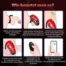 Laden Sie das Bild in den Galerie-Viewer, Chastity Cage Männer Sex Spielzeug für die Männer - Peniskäfig Keuschheitskäfig Herren SM Fetisch Extrem Penis Bondage, Keuschheitsgürtel Sexspielzeuge mit 5 Größen Penisringe 2 Schlüssel &amp; 1 Schloss