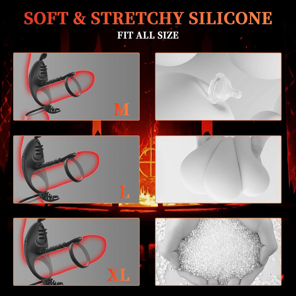 Penisring Vibrator für Männer enis Ring für Paare Extrem,7 Vibrationsmodi Cockring Penistrainer Sexspielzeug für Klitoris für längere Erektion Stimulation Penis Sex Toys penisring mit vibrator