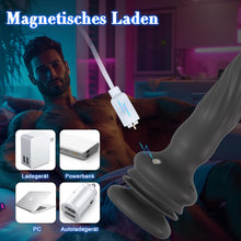 Laden Sie das Bild in den Galerie-Viewer, Analplug Sex Spielzeug für die Männer Frauen, Wriggelnde Rotierende Vibrierende Prostata Stimulation Männer Saugnapf mit Fernbedienung, Anal Dildo Vibrator Analvibratoren für Mann Sexspielzeug