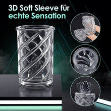 Laden Sie das Bild in den Galerie-Viewer, Electric Masturbator with 7 Suction Modes in Water 7 Rotation Modes