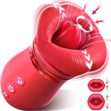 Laden Sie das Bild in den Galerie-Viewer, 4 IN 1 Mouth Sucking Vibrator Rose Sex Toy