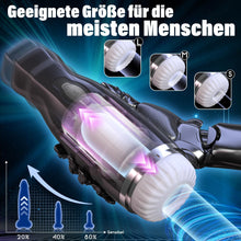 Laden Sie das Bild in den Galerie-Viewer, Elektrischer Masturbator mit 7Modi Teleskop &amp; Vibrieren Sex spielzeug für die Männer, Realistischer Penis Stimulator für Männer, Masturbieren für Männer, 3D Realistische Vagina Sexspielzeug