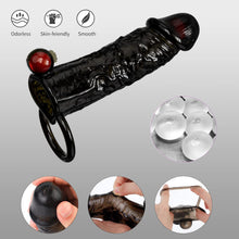 Laden Sie das Bild in den Galerie-Viewer, Penismanschetten Hahn Hülse mit 10 Vibrationsmodi, Sexspielzeug für Männer Extrem Schwarze Penishülle mit Fernbedienung für Penisvergrößerung und Zeit verlängern, Penis Sleeve Erbessern Ausdauer