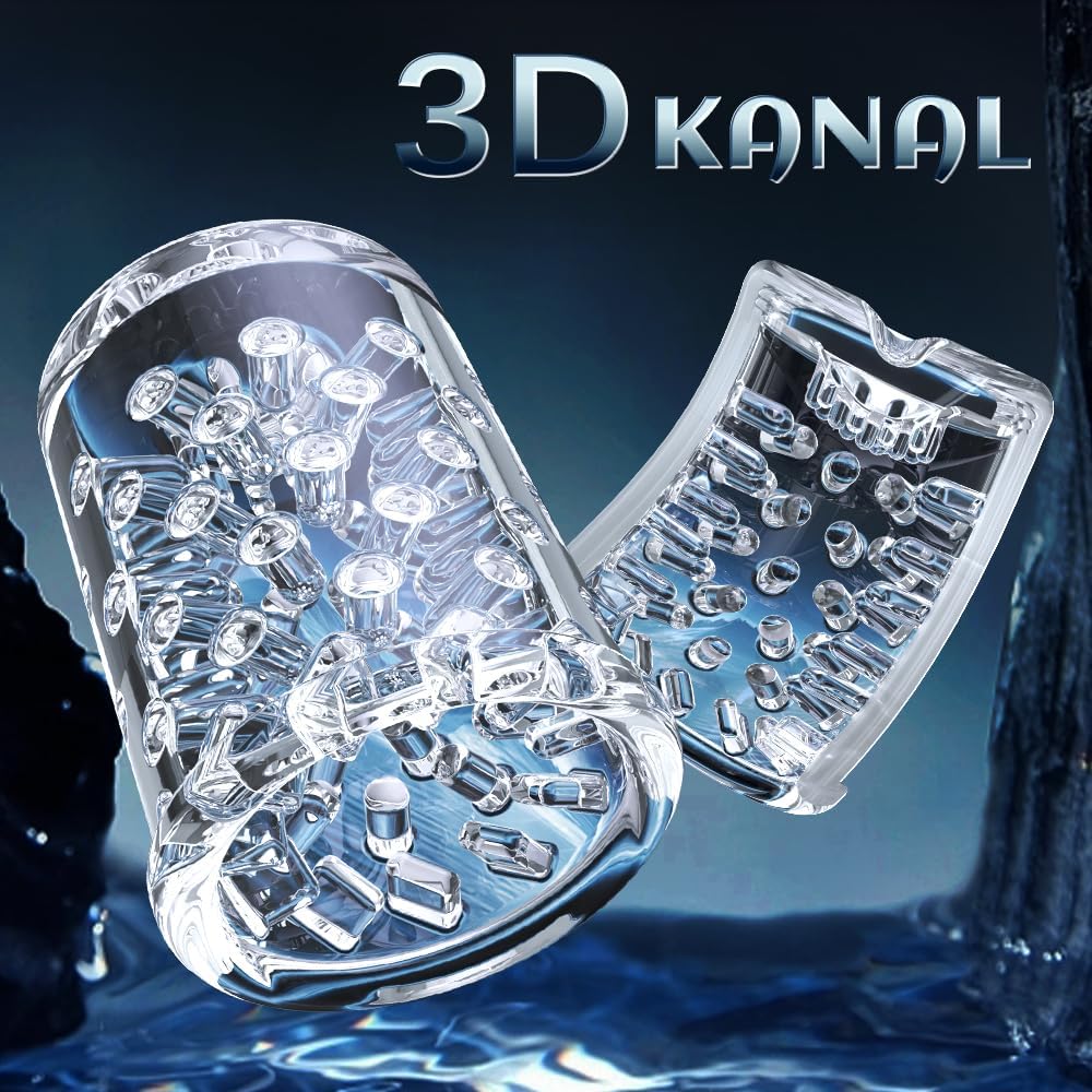 Elektrische Masturbabtor Cup Sexspielzeug für Männer mit 9 Modi Teleskopfunktion und Rotierender Massagefunktion 3D Kanal Pussy Taschenmuschi Penis Masturbieren für Männer