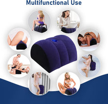 Laden Sie das Bild in den Galerie-Viewer, Sex Kissen Lendenkissen Sexspielzeug mit Loch für Paare Sex Frauen G Spot Position Kissen Multifunktionales Aufblasbares Kissen Sex Reisekissen Schlafzimmer Sexmöbel für Paare Frauen
