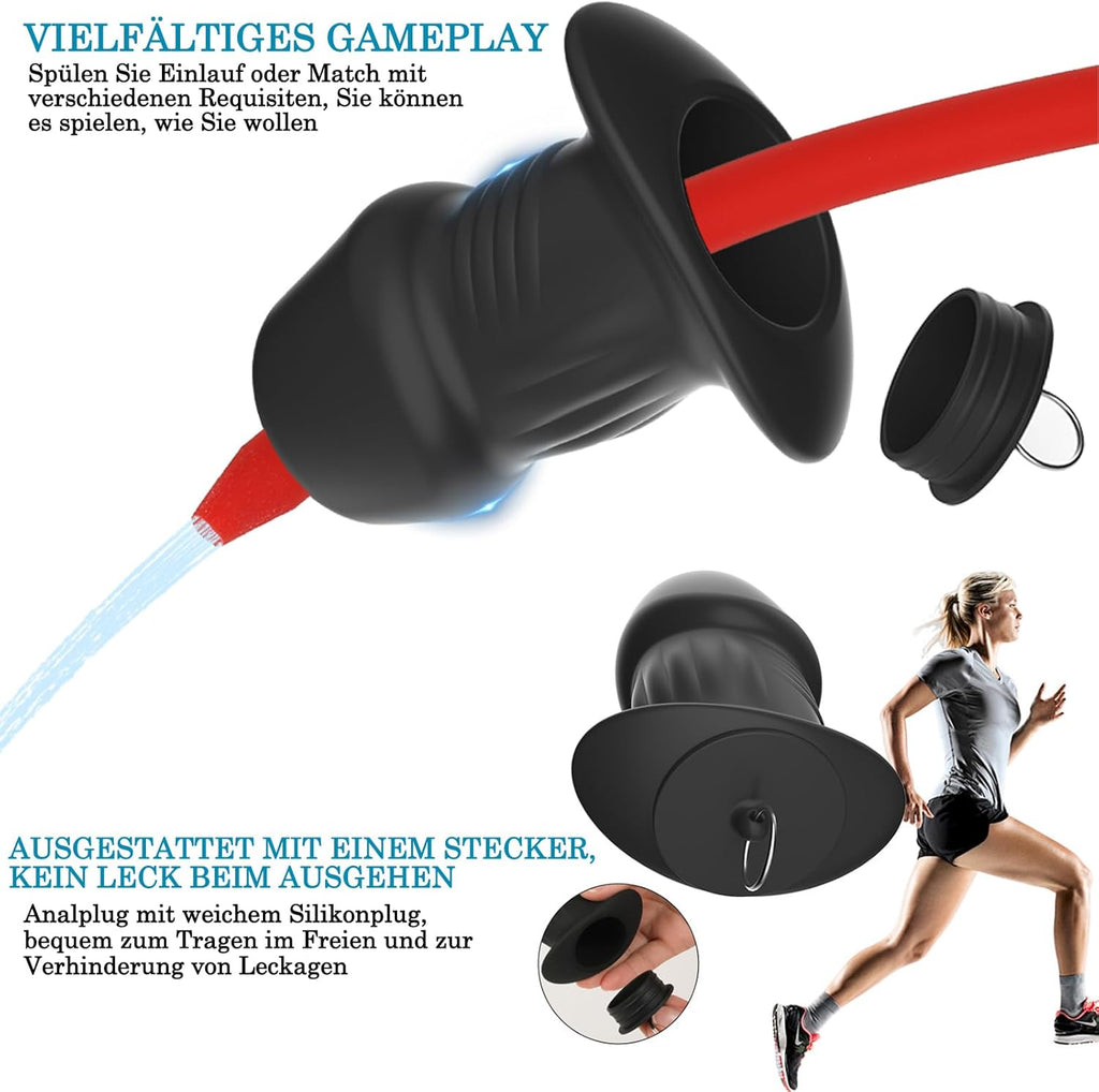 BDSMAGE Anal Tunnel Plug Set,Analplug für Paare Frauen Männer,Spekulum Plugs Sexspielzeug Analspielzeuge Analdehner erotisches Sexspielzeug für Paare extrem Sex Fisting (S+M+L+XL)