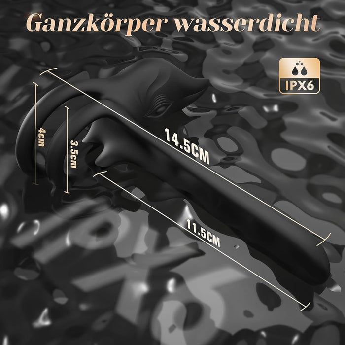 3 IN 1 VIBRATOR PENISRINGE 10 VIBRATIONSMODI DUAL