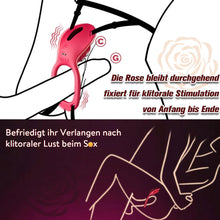 Laden Sie das Bild in den Galerie-Viewer, Sex Spielzeug für die Paare Frau Männer, BDSM Rose Vibration für Frauen, Vibratorensets für Frauen Klitoris mit Fernbedienung Leise, Penisring Vibrator App, Erotisches Sexspielzeug Sex Maschine Spiele