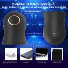 Laden Sie das Bild in den Galerie-Viewer, Elektrische Masturbator Cup mit 12 Vibrationsmodi – Taschenmuschi für Männer, Wasserdichter Masturbator mit Spiralstruktur, Vibratorensets Sexspielzeug für Männer Solo &amp; Paare