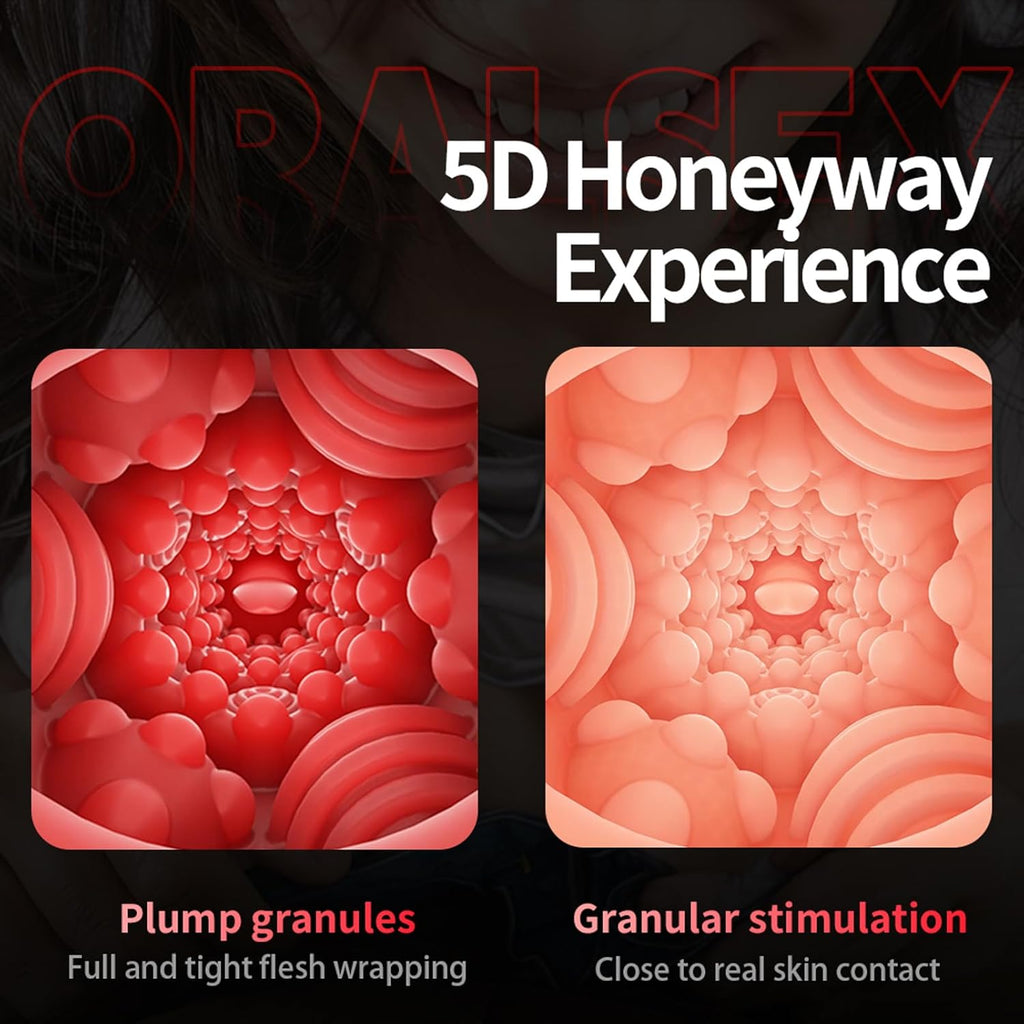 Masturbator mit 10 Vibrationsmodi Taschenmuschi Stimulator Elektrischer Masturbator Cup Sex Toys Automatische Masturbatoren 3D Realistischer Vagina Pussy Sex Spielzeug für Männer(Rot)