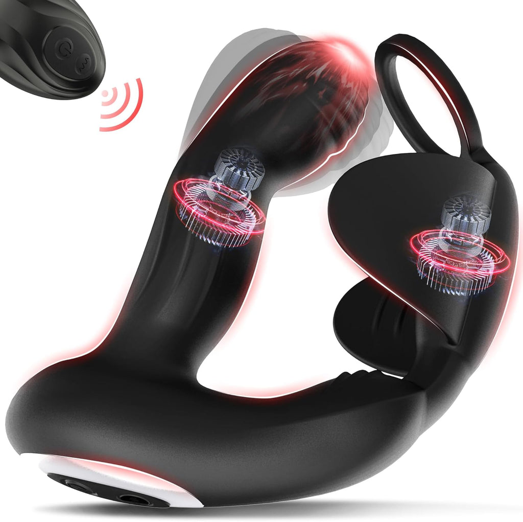 Analvibratoren für Mann Vibratorensets für Männer, Prostata Stimulation Männer mit 10 Schnapp- und Vibrationsmodi Anal Vibrator Analplug für Männer Sex Spielzeug für die Männer Sex Toyset für Man