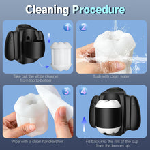 Laden Sie das Bild in den Galerie-Viewer, 3 in 1 APP Automatischer Taschenmuschi Vibratoren mit 9 Vibrationsmodi und 3 Teleskopmodus 3D Vagina Pussy Masturbatoren Masturbieren Sexspielzeug für die Männer