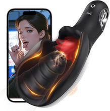 Laden Sie das Bild in den Galerie-Viewer, Sex Spielzeug für die Männer Masturbator, Zungenlecken Flattern Masturbatoren Vibrator, Upgraded Flügeldesign Vibratorensets Masturbieren für Männer Paare Sex Toys mit 10x10 Modi &amp; APP Reif Glanvoo
