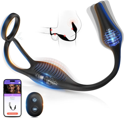 Sex Spielzeug für die Paare 7 Vibrationsmodi Cockring Massagegerät Sex Toy