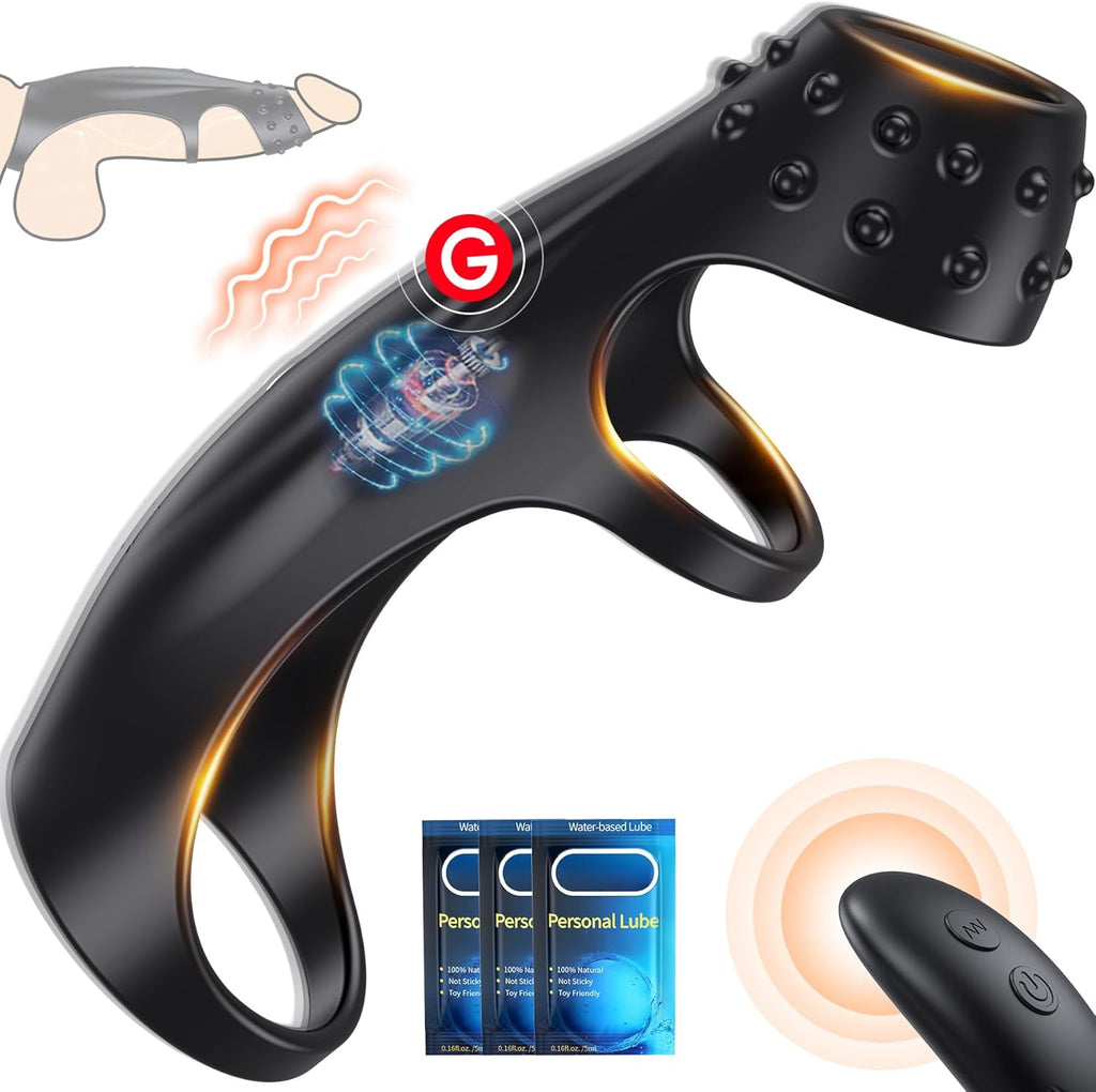 Penisring Sex Spielzeug Für Die Paare, Sex Spielzeug Für Die MäNner Penis Ring 10X Vibrator Mit Fernbedienung, Cockring LangwäHrende Erektion, Penisringe Sex Spielzeug Für Die Frau Klitoris Extrem