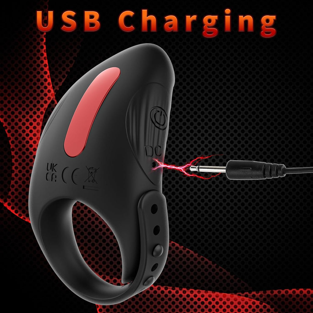 Sex Spielzeug für Paare- Penisring Vibrator Sexspielzeug für Paare Extrem Sex, Penis Ring Sex Spielzeug für die Männer Extrem,Sex Toys Cockring Penisring Erotisches Sexspielzeug mit 7 Vibration