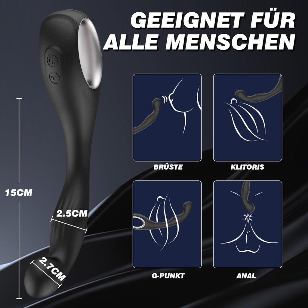 Prostata Stimulation Männer Analvibratoren für Mann Frau mit 10 Vibrationsmodi, Vibratorensets für Männer G Punkt Vibration für Frauen Sex Spielzeug für die Männer Frau Paare Anal Toys