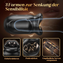 Laden Sie das Bild in den Galerie-Viewer, 4-in-1 Mouth-shaped Masturbating for Men, Soft Masturbator Oral Sex Glans Stimulator, Electric Sex Toy for Men, Solo Quiet Pocket Pussy Vibrator with 10 Vibrations &amp; App