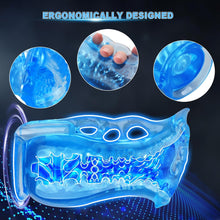 Laden Sie das Bild in den Galerie-Viewer, Masturbator Sexspielzeug für Männer, Taschenmuschi-Stroker mit realistischer Vagina-Struktur, Blowjob-Grip-Masturbationshülle, Sexspielzeug für Erwachsene mit offenem Penis-Trainingsgerät für Männer