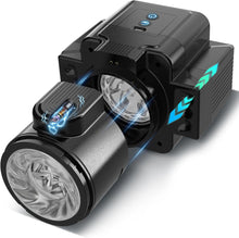 Laden Sie das Bild in den Galerie-Viewer, Masturbieren für Männer, Elektrischer Masturbator Sex Spielzeug für die Männer mit 7 Teleskop und Drehfunktionen 7 Vibrationsmodi, Taschenmuschi Masturbatoren Erotisches Sexspielzeug für Männer Solo