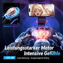 Laden Sie das Bild in den Galerie-Viewer, Masturbator Mann mit Handyhalter &amp; Doppelseitigen Tasten, 5 Schubmodi, 1-10 cm Stoßweg, Masturbator Männer Sex Sexspielzeug Masturbatoren