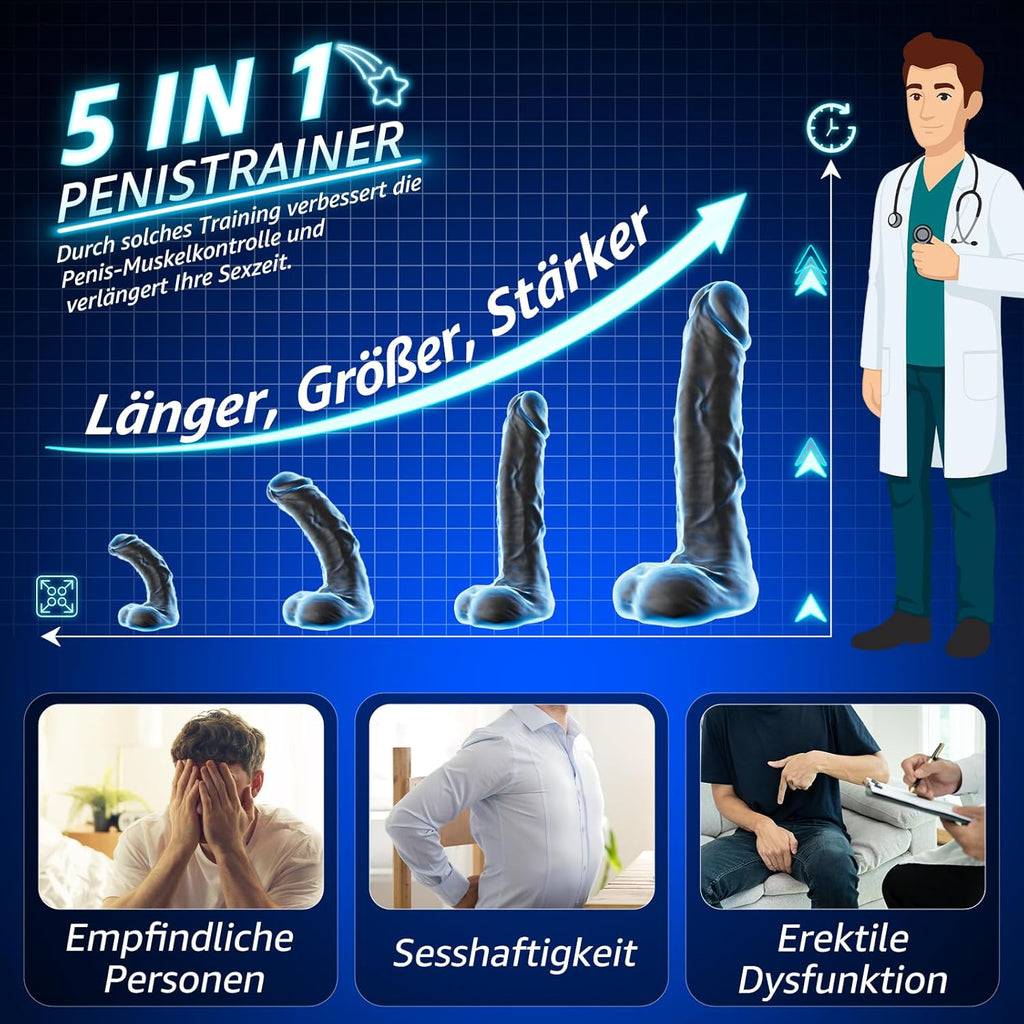Masturbieren für Männer Penis Vibrator Eichel Stimulation Trainer,Sex Spielzeug für die Männer Zunge Oralsex Masturbator 9 Modi, Sex Toyset für Man Vibratorensets Sexspielzeug Solo Masturbatoren