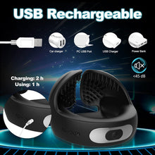 Laden Sie das Bild in den Galerie-Viewer, Wiederaufladbarer vibrierender Penisring mit 10 Modi