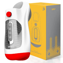 Laden Sie das Bild in den Galerie-Viewer, Vakuum Beheizter Deepthroat Control Oralsex-Masturbator mit 7 Vibrations- und 3 Saugmodi