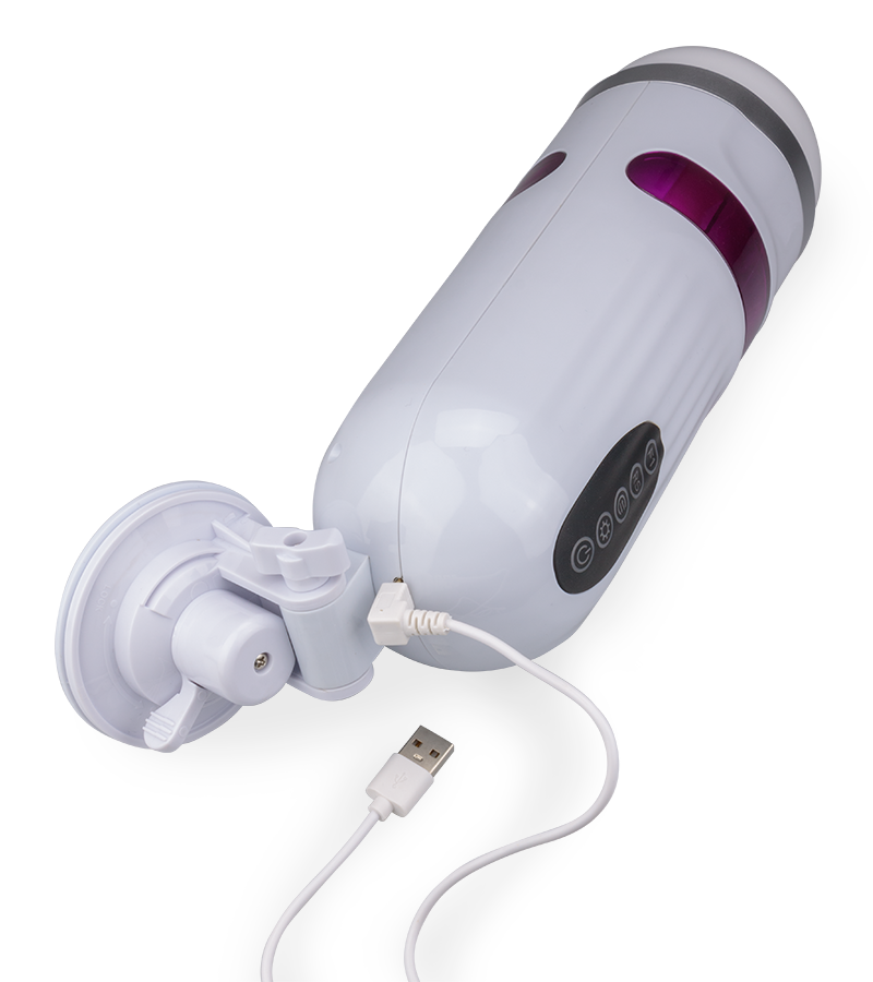 Airbag-Masturbator mit Heizung Snowstorm 10 Modi